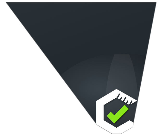 Black construction hard hat with the CostSketch logo and green accents